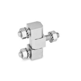 GN 129.5 Scharniere, Edelstahl, 3-teilig Werkstoff: NI - Edelstahl