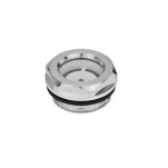Ölschaugläser, Aluminium / Sicherheitsglas (ESG)