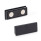 GN 53.2 Haftmagnete, Rechteckform, mit Kunststoffgehäuse Farbe: SW - schwarz, RAL 9004