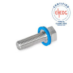 Schrauben, Edelstahl, niedriger Kopf, Hygienic Design