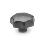 Sterngriffe, Gusseisen / Aluminium, ohne Bohrung