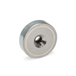 Flachtopfmagnete mit Bohrung
