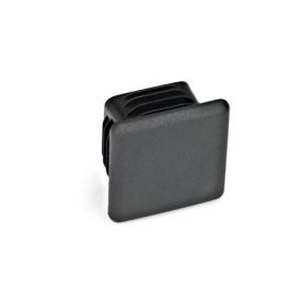 GN 991 Endstopfen, Kunststoff, rund oder quadratisch d / s: V - Vierkant<br />Farbe: SW - schwarz, RAL 9005, matt