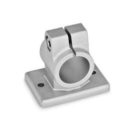 GN 146.3 Flansch-Klemmverbinder, Aluminium Oberfläche: BL - blank, matt gestrahlt