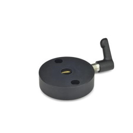 GN 826 Klemmelemente, Aluminium, für Verstellspindeln Form: H - Klemmschraube mit verstellbarem Hebel