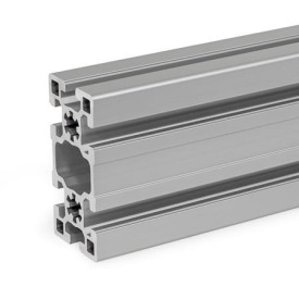 GN 10b Aluprofile, b-Baukasten, mit allseitig offenen Nuten, Profiltyp schwer Profilgröße: B-459010S<br />Oberfläche: N - eloxiert, naturfarben