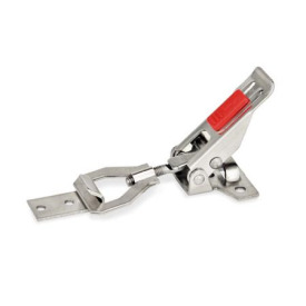 GN 831.2 Spannverschlüsse, Stahl / Edelstahl, mit Sicherung Werkstoff: NI - Edelstahl