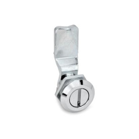 GN 115 Chiusure, funzionamento con chiave a tubo, collare corpo di contenimento cromato Tipo: SCH - Con intaglio