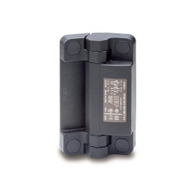 GN 239.6 Sicherheits-Schaltscharniere mit Stecker, Kunststoff Form: CS - Anschlussstecker hinten