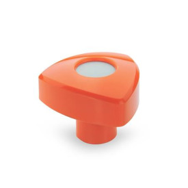 GN 5339 Dreikantgriffe, Kunststoff Farbe: OR - orange, RAL 2004