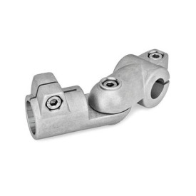 GN 288 Gelenk-Klemmverbinder, Aluminium Form: T - Verstellung mit 15°-Teilung (Verzahnung)<br />Oberfläche: BL - blank, matt gestrahlt