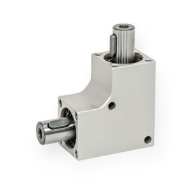 GN 3971 Kegelradgetriebe, Gehäuse Aluminium Form: L - Winkelgetriebe 90°