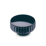 Rändelmuttern, Duroplast, Buchse Messing
