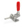 GN 843.1 Schubstangenspanner, Edelstahl Form: ASW - mit Befestigungswinkel