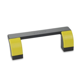 GN 630.1 Bügelgriffe, Kunststoff Farbe der Abdeckkappen: DGB - gelb, RAL 1021, glänzend