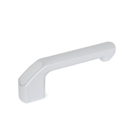 GN 559 Handgriffe, Aluminium Form: C - offene Form, Montage von der Bedienseite<br />Oberfläche: SR - silber, RAL 9006, strukturmatt