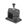 GN 147.7 Flansch-Rastschlitten, Aluminium Form: R - mit Rastbolzen
Oberfläche: SW - schwarz, RAL 9005, strukturmatt