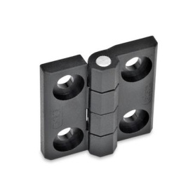 GN 237.1 Scharniere, Kunststoff Form: B - 2x2 Bohrungen für Zylinderschrauben
