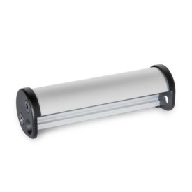 GN 481 Kantengriffe, Aluminium / Zink-Druckguss Oberfläche: EL - eloxiert, naturfarben