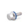 GN 1580 Schrauben, Edelstahl, Hygienic Design Oberfläche: MT - mattiert (Ra < 0,8 µm)
Werkstoff (Dichtring): F - FKM