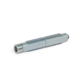 GN 23b Automatikverbinder, Stahl, für Aluprofile (b-Baukasten), stirnseitige Verbindung Größe: 8S