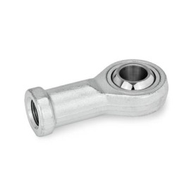 GN 648.1 Gelenkköpfe mit Innengewinde, Stahl Form: W - Stahl-PTFE / Stahl wartungsfrei
