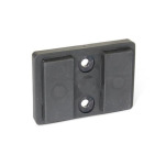 Haltemagnete, Rechteckform, mit Gummiummantelung