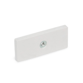 GN 57.5 Haltemagnete, Neodym-Eisen-Bor, mit Innengewinde, mit Gummiummantelung Form: A - mit 1 Innengewinde<br />Farbe: WS - weiß