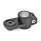 GN 274 Laschen-Klemmverbinder, Aluminium Form: AV - mit Außenverzahnung
Oberfläche: SW - schwarz, RAL 9005, strukturmatt