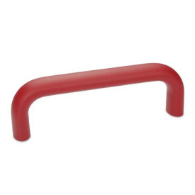 GN 565 Bügelgriffe, Aluminium Oberfläche: RS - rot, RAL 3000, strukturmatt