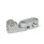 GN 287 Gelenk-Klemmverbinder, Aluminium Oberfläche: BL - blank, matt gestrahlt