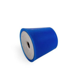 GN 256 Silikon-Anschlagpuffer mit Innengewinde, Edelstahl Farbe: BL - blau, RAL 5002