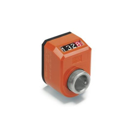 GN 954.2 Stellungsanzeiger, 4-stellig, digitale Anzeige, mechanisches Zählwerk, Hohlwelle Edelstahl 