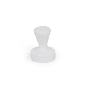 GN 53.3 Haftmagnete, Scheibenform, mit Griffstück, mit Kunststoffgehäuse Form: A - ohne Öse<br />Farbe: WS - weiß, RAL 9003
