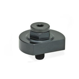 GN 918 Spiralexzenter, Stahl, Spannung radial, mit Gewindezapfen Form: SK - mit Sechskant<br />Spannrichtung: L - durch Linksdrehung