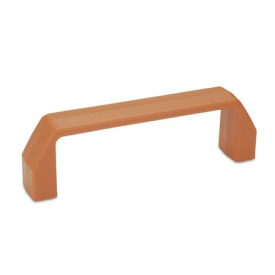 GN 528.1 Bügelgriffe, Kunststoff Werkstoff: PA - Kunststoff<br />Farbe: OR - orange, RAL 2004, matt