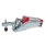 GN 860 Schnellspanner, Stahl, pneumatisch Form: CP - offener Spannarm, mit 2 Flankenscheiben und Andrückschraube GN 708.1