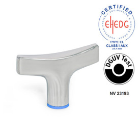 GN 5064 T-Griffe, Edelstahl, Hygienic Design Oberfläche: PL - <br />Werkstoff (Dichtring): E - EPDM