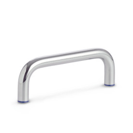 GN 429 Bügelgriffe, Edelstahl, Hygienic Design Oberfläche: PL - poliert (Ra < 0,8 µm)<br />Werkstoff (Dichtring): H - HNBR