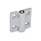 GN 437 Scharniere, mit einstellbarer Friktion, Zink-Druckguss Oberfläche: SR - silber, RAL 9006, strukturmatt