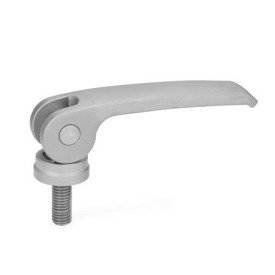GN 927.7 Exzenterspanner, Edelstahl, mit Schraube Form: B - Edelstahl-Auflagescheibe ohne Stellmutter