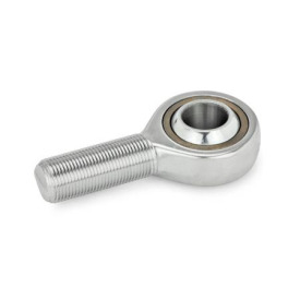 GN 648.6 Gelenkköpfe mit Schraube, Edelstahl Form: WH - Bronze-PTFE / Stahl wartungsfrei