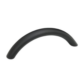 GN 565.4 Maniglie ad arco, alluminio Tipo: A - Montaggio dal lato posteriore (foro cieco filettato)<br />Finitura: SW - Nero, RAL 9005, finitura strutturata