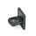 GN 272 Laschen-Klemmverbinder, Aluminium Form: IV - mit Innenverzahnung
Oberfläche: SW - schwarz, RAL 9005, strukturmatt