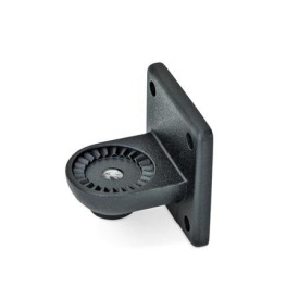 GN 272 Laschen-Klemmverbinder, Aluminium Form: IV - mit Innenverzahnung<br />Oberfläche: SW - schwarz, RAL 9005, strukturmatt