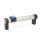 GN 331 Maniglie tubolari, alluminio, con funzione di commutazione elettrica Finitura: EL - Anodizzato, colore naturale
Tipo: T1 - Con 1 pulsante
N° identificativo: 1 - Senza arresto di emergenza