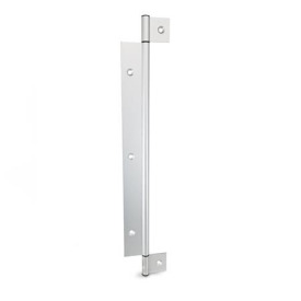 GN 2295 Scharniere, für Aluminiumprofile / Flächenelemente, dreiteilig Form: I - Scharnierflügel innenliegend<br />Kennzeichen: C - mit Senkbohrungen<br />l<sub>2</sub>: 485