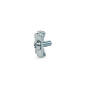 GN 20i Standardverbinder, Stahl, für Aluprofile (i-Baukasten) 