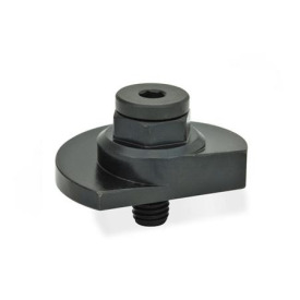 GN 918.1 Spannriegel, Stahl, Spannung nach oben, mit Gewindezapfen Form: SK - mit Sechskant<br />Spannrichtung: L - durch Linksdrehung