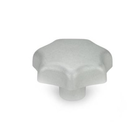 DIN 6336 Sterngriffe, Gusseisen / Aluminium, ohne Bohrung Werkstoff: AL - Aluminium